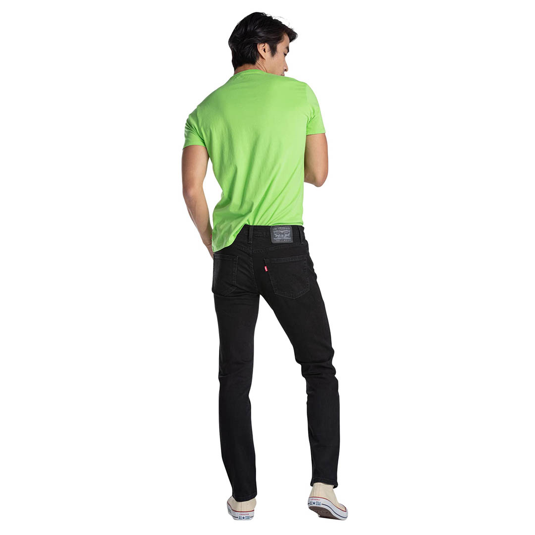 Levi's بنطلون جينز رجالي بقصة ضيقة 511 - أسود - 04511-1907