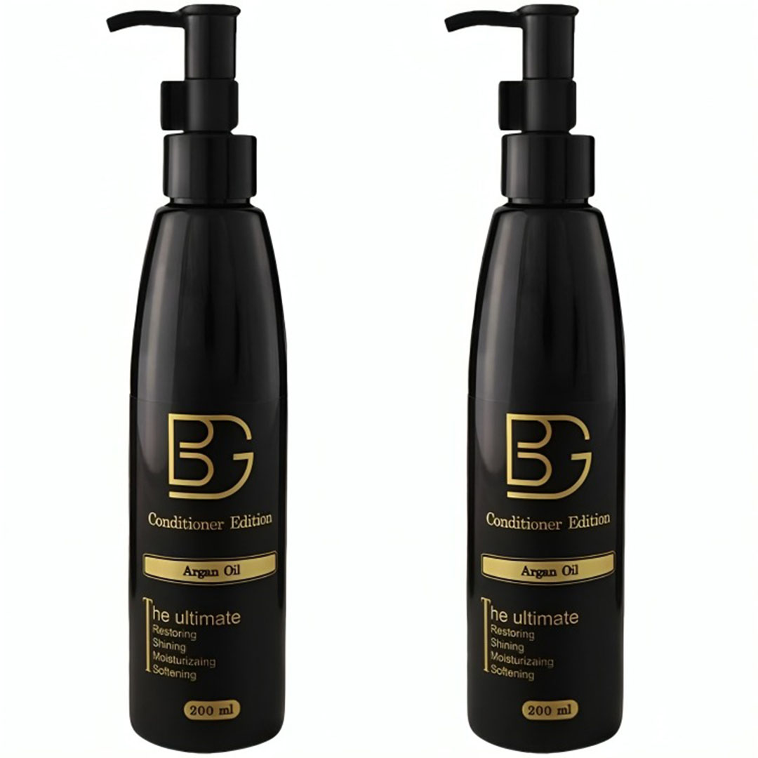 بلسم BG مع زيت الأرجان وفيتامينات زيت جوز الهند وزيت النخيل - 200 مل (1+1 مجانا)