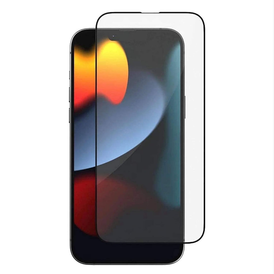 أسكرين حماية من الزجاج المقوى لموبايل ايفون 13 - شفاف