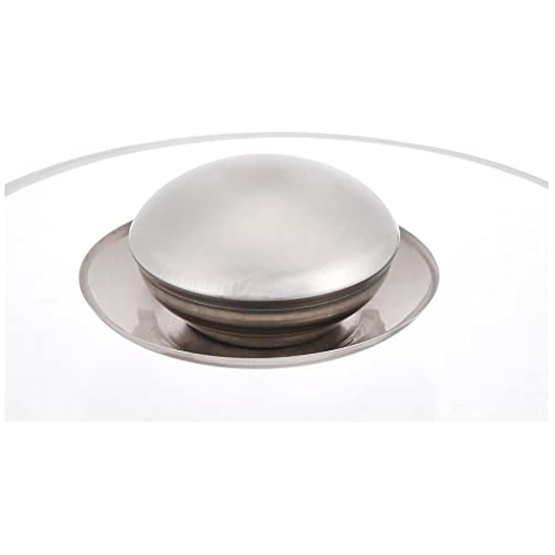 مقبض غطاء وعاء - فضي