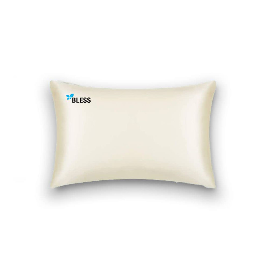 غطاء مخدة من بليس- بيج - 50x70 سم