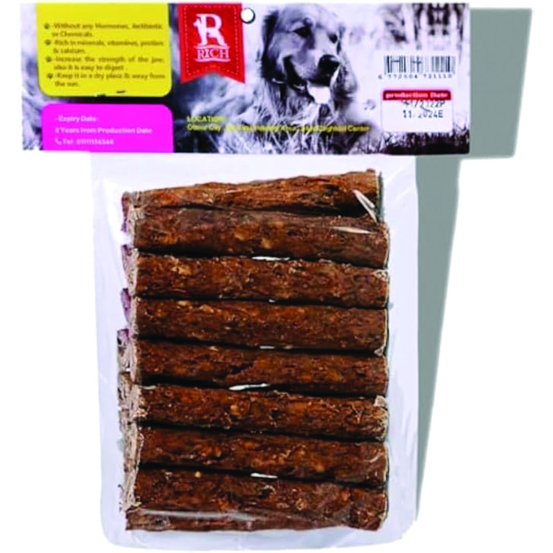 عصي طعام للكلاب بنكهة اللحم البقري والدجاج 10 قطع - 200 جرام