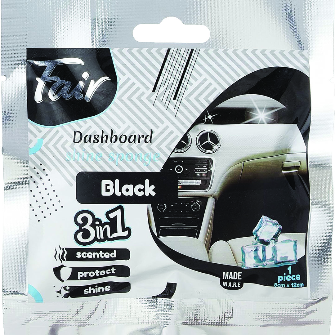 اسفنجة ومعطر لتلميع السيارة - أسود