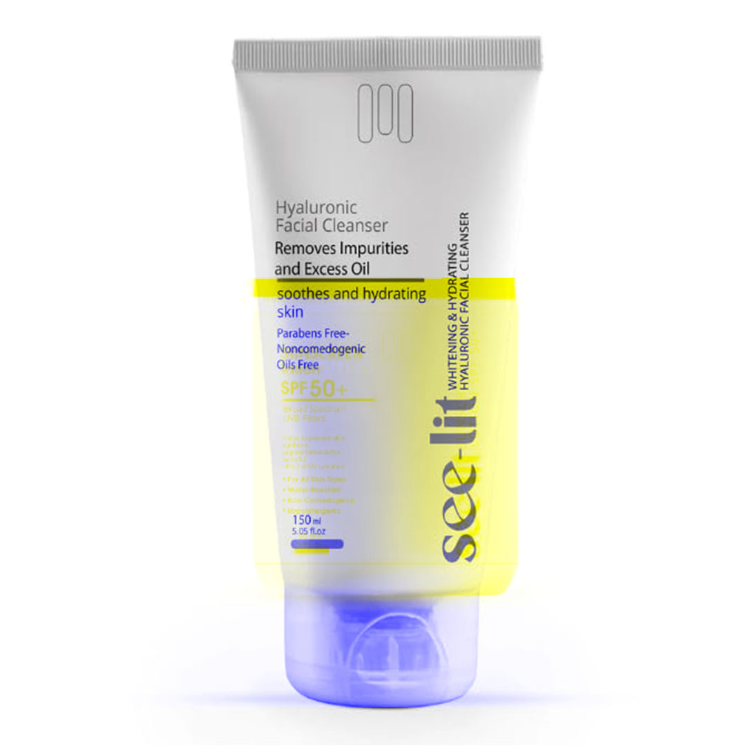 منظف ​​الوجه بحمض الهيالورونيك من سي ليت، 150 مل