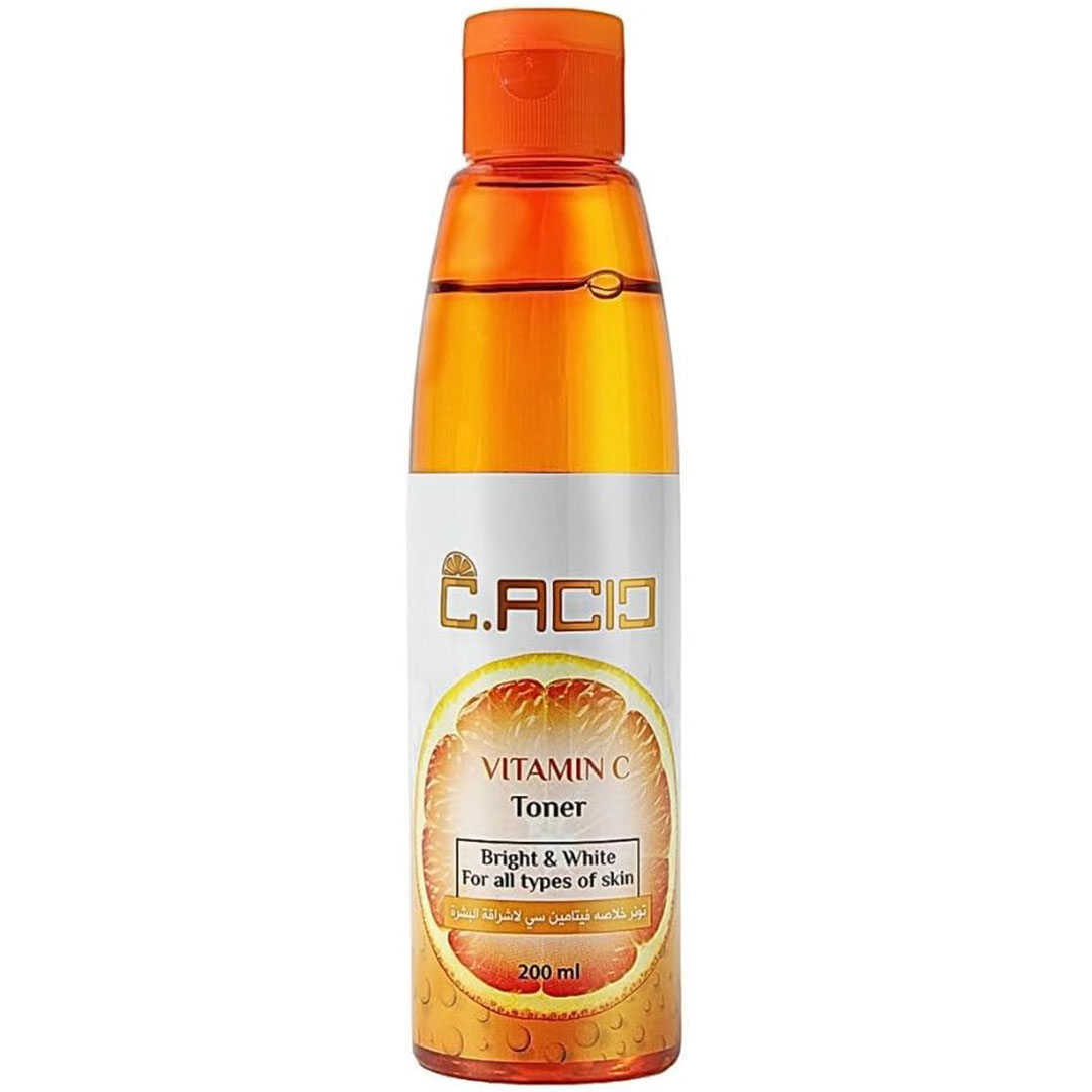 تونر فيتامين سي من BG منظف عميق للمسام مع حمض الهيالورونيك - 200 مل