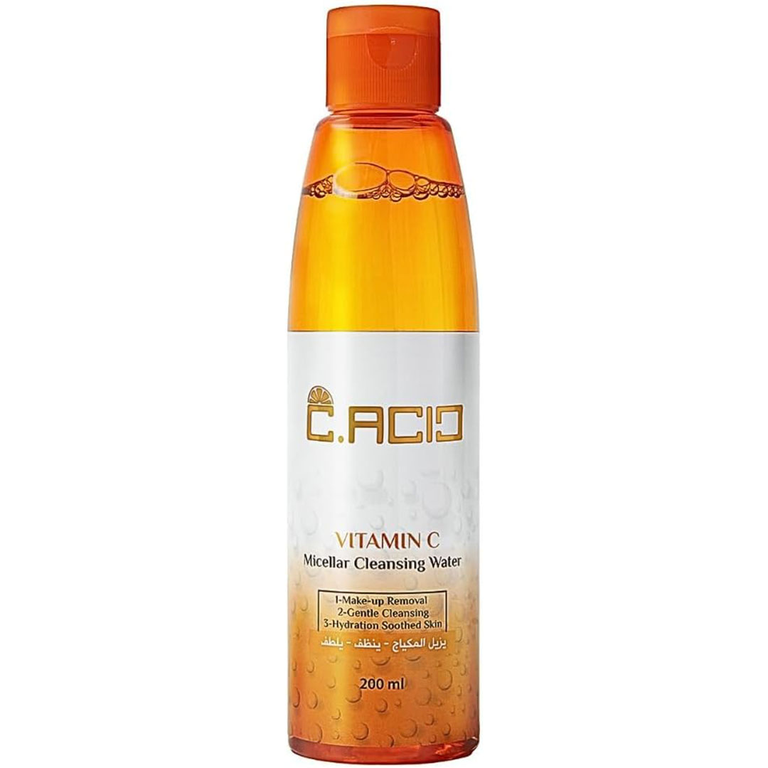 ماء ميسيلار فيتامين سي من BG مناسب لجميع أنواع البشرة - 200 مل