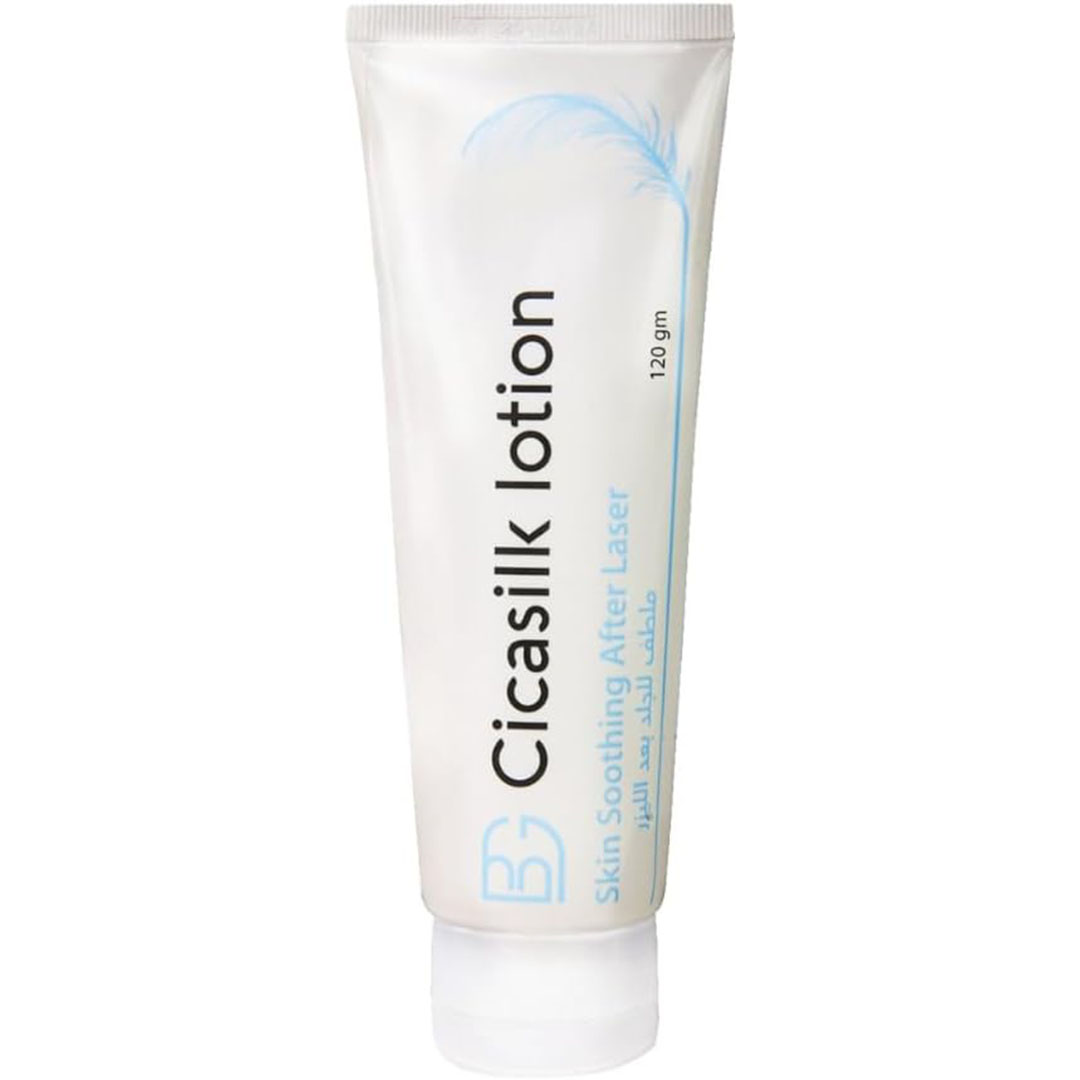لوشن سيكاسلك من BG مع البانثينول للعناية بالبشرة بعد الليزر والتقشير - 120 جم