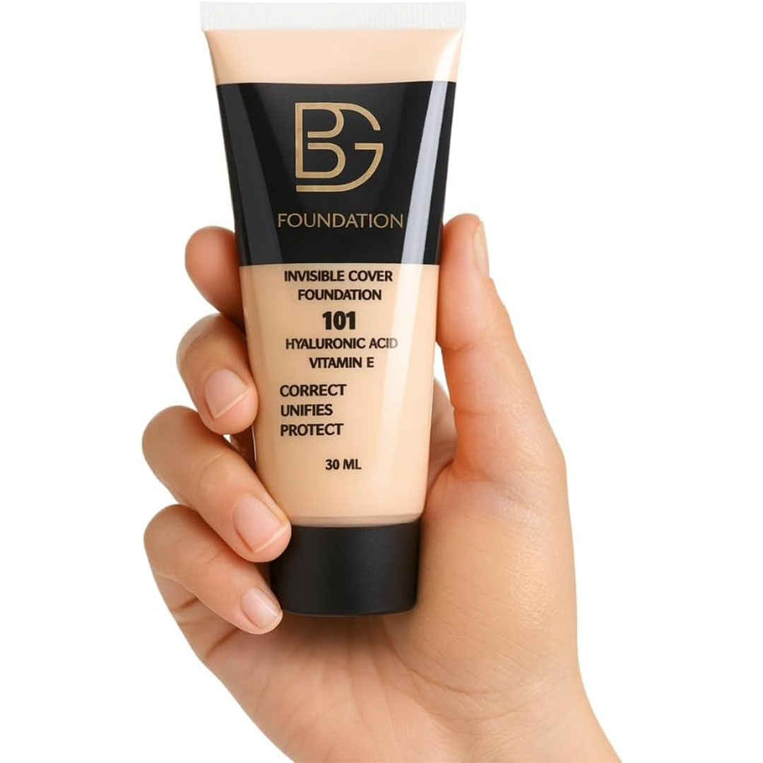 BG فاونديشن سائل 101 بتغطية كاملة - غير لامع - 30 مل