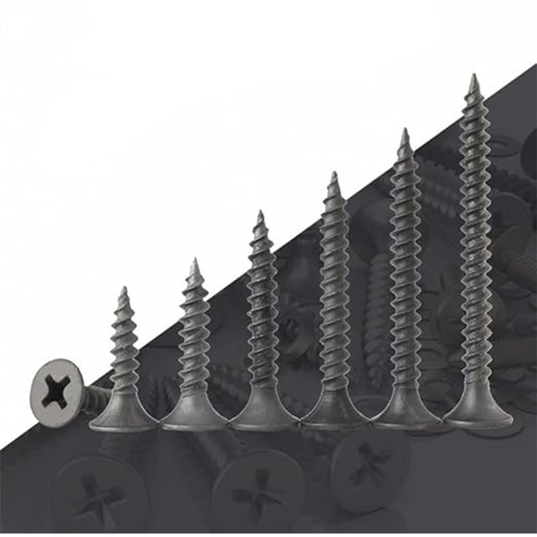 مسمار بورما عالي التحمل ومقاوم للتآكل - 24 - أسود - 3.50 سم