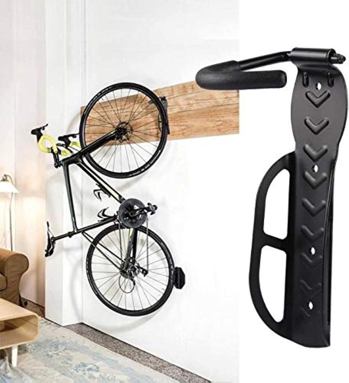 حامل دراجة جداري - أسود