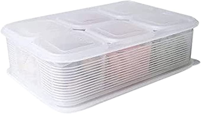 علب ثلاجة لحفظ الطعام - 7 قطع