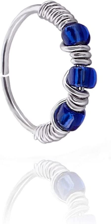 حلق انف فضة استرلينية - ستانلس ستيل