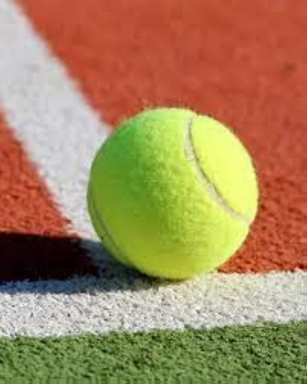 كرة تنس لون اخضر - مقاس 7