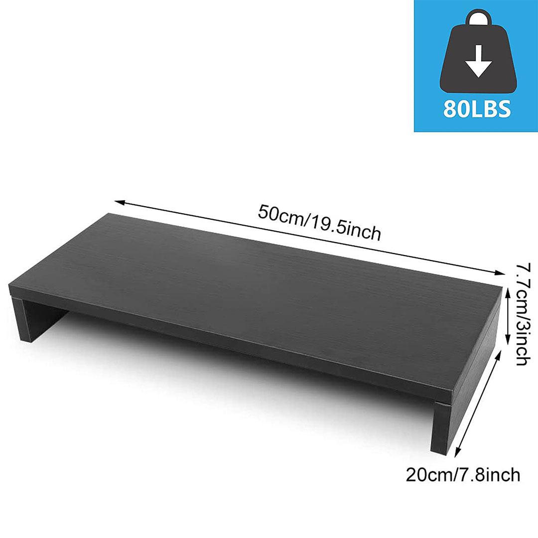 رف كمبيوتر صغير - أسود