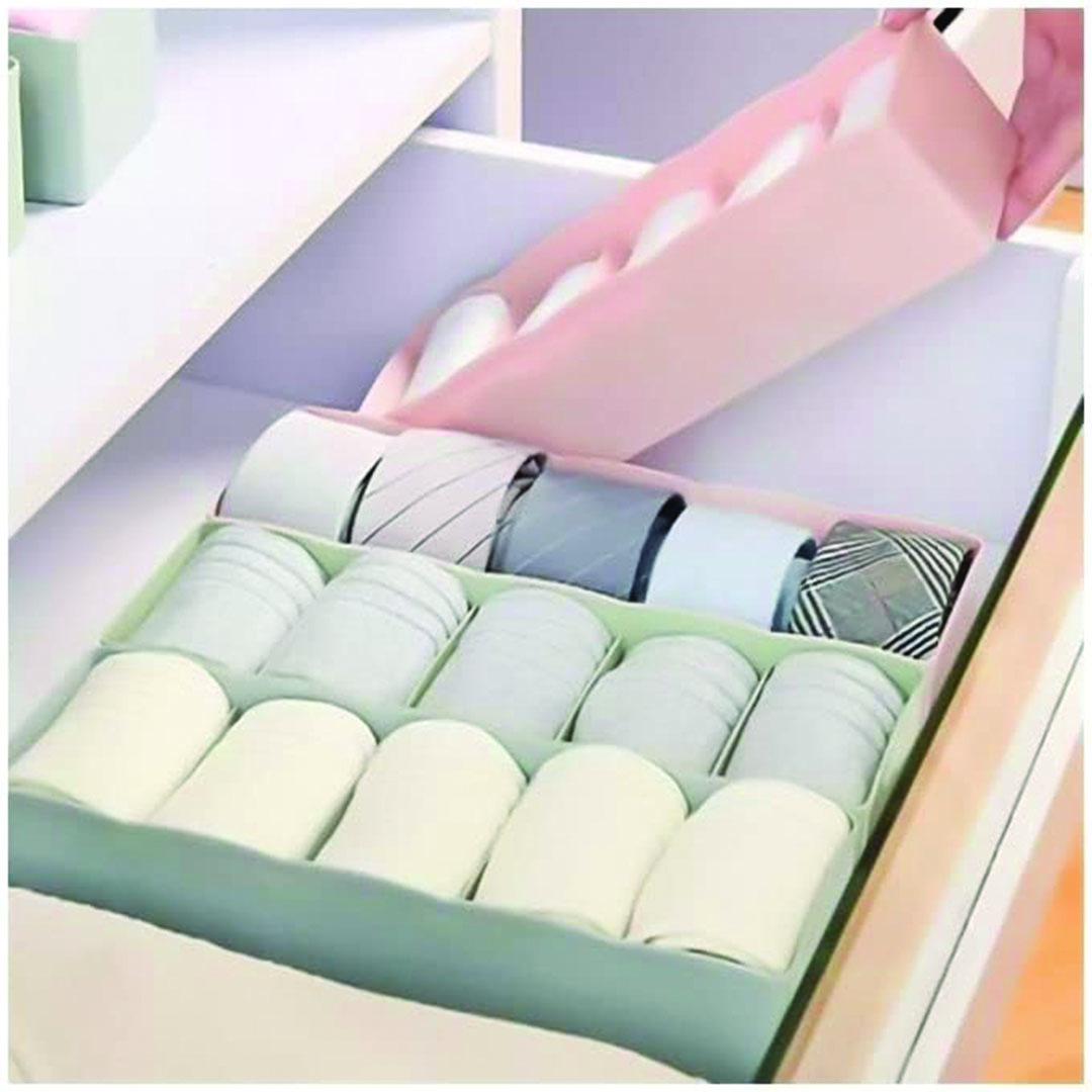 منظم أدراج - 5 خانات - 3 قطع