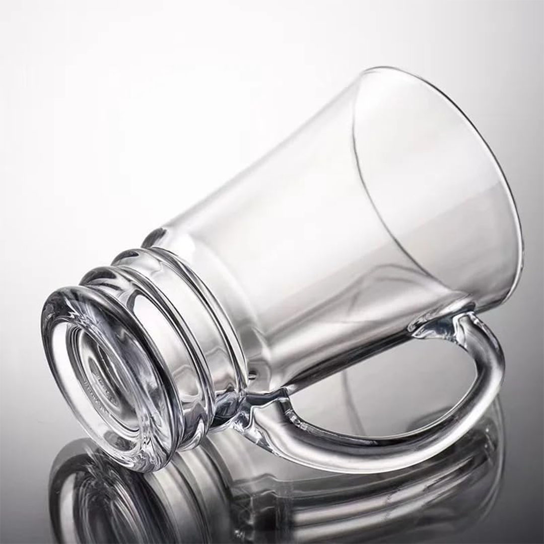 مج قهوة زجاجي - 170 مل - شفاف