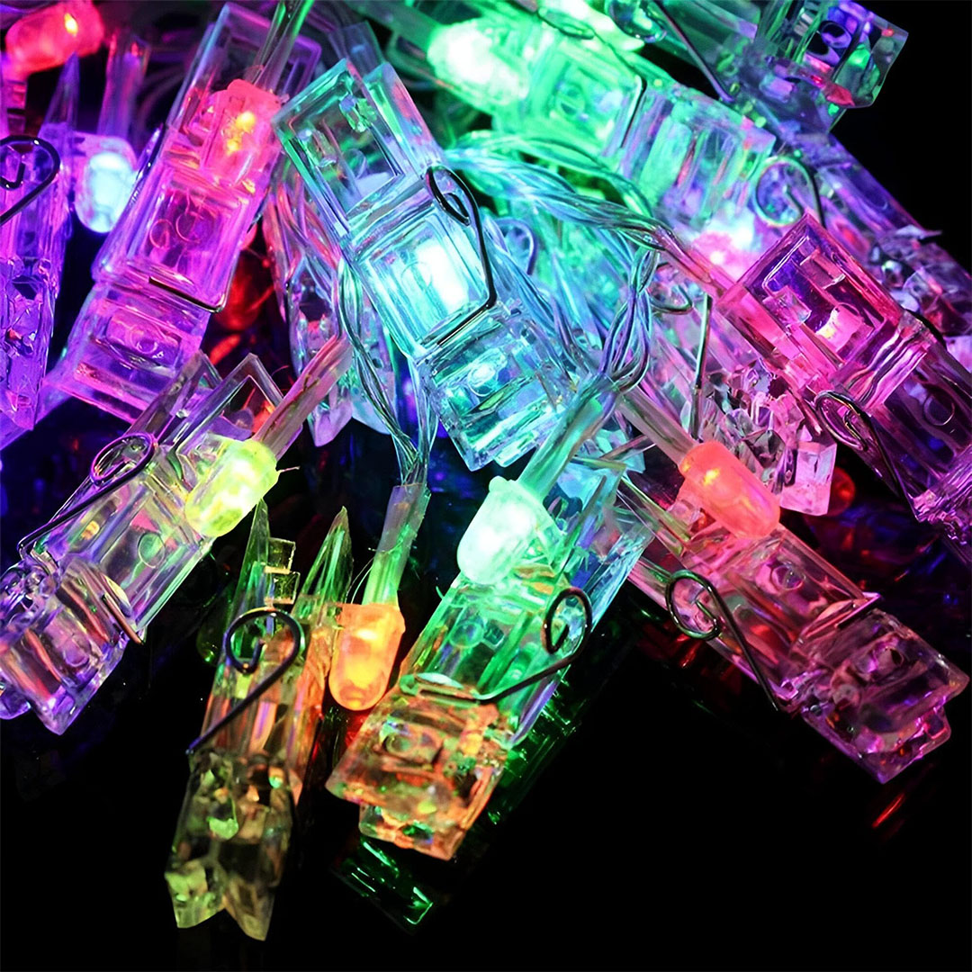 مصابيح صور كريسماس - LED - تعمل بالبطارية - للزينة