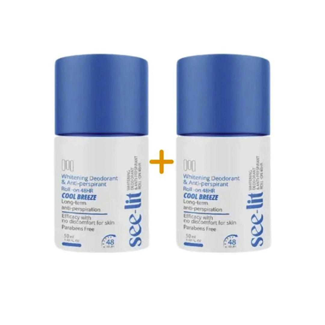 مزيل عرق رول ميدينزا المبيض - النسيم البارد - 50 مل - قطعتين