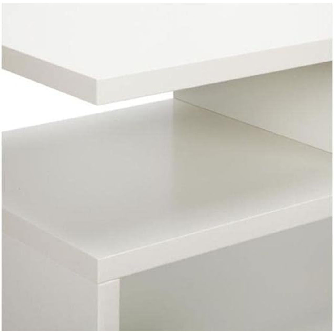 ترابيزة تلفزيون مودرن - 120 سم - أبيض