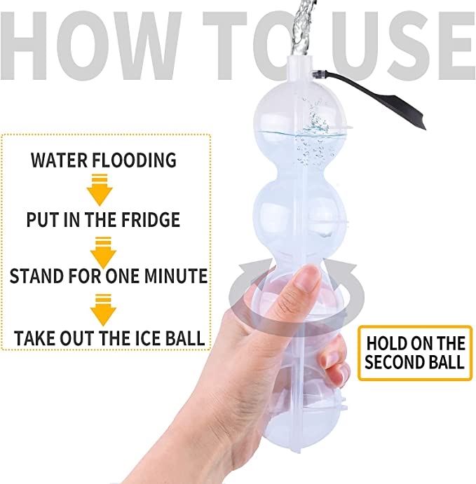 قالب كور الثلج - 4 فتحات