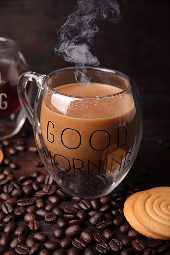 مج بايركس للقهوة مطبوع - Good Morning - 350 مل