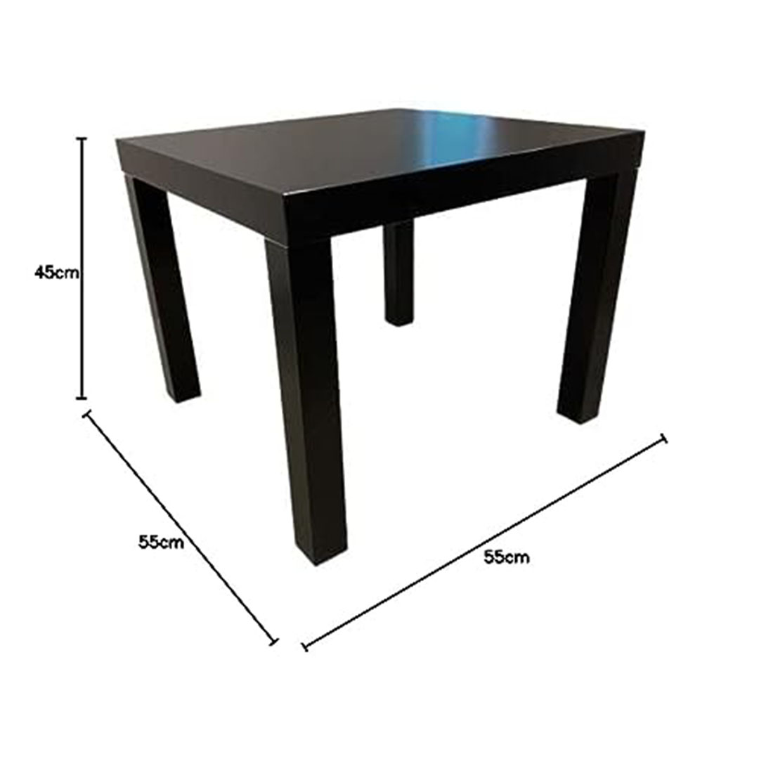 ترابيزة قهوة خشب - 55 سم - أسود