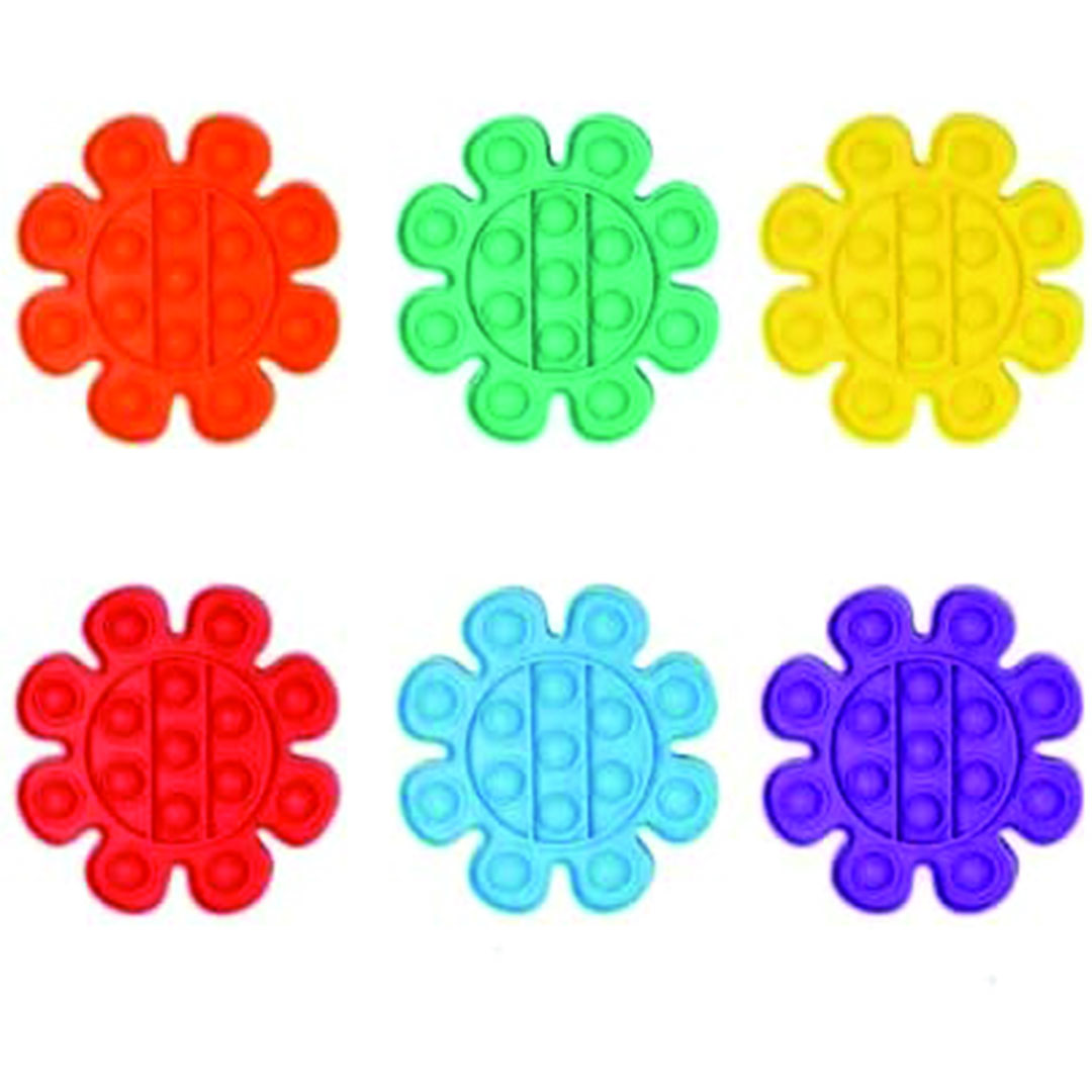 لعبة تخفيف التوتر من السيليكون - برتقالي