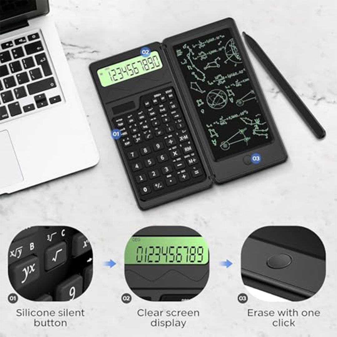 آلة الحاسبة 2*1 اللوح الكتابي