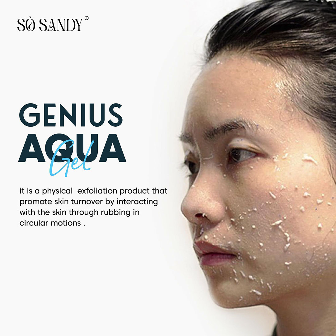 جل التقشير سو ساندي جينيوس أكوا مع تأثير التبييض - 50 جم