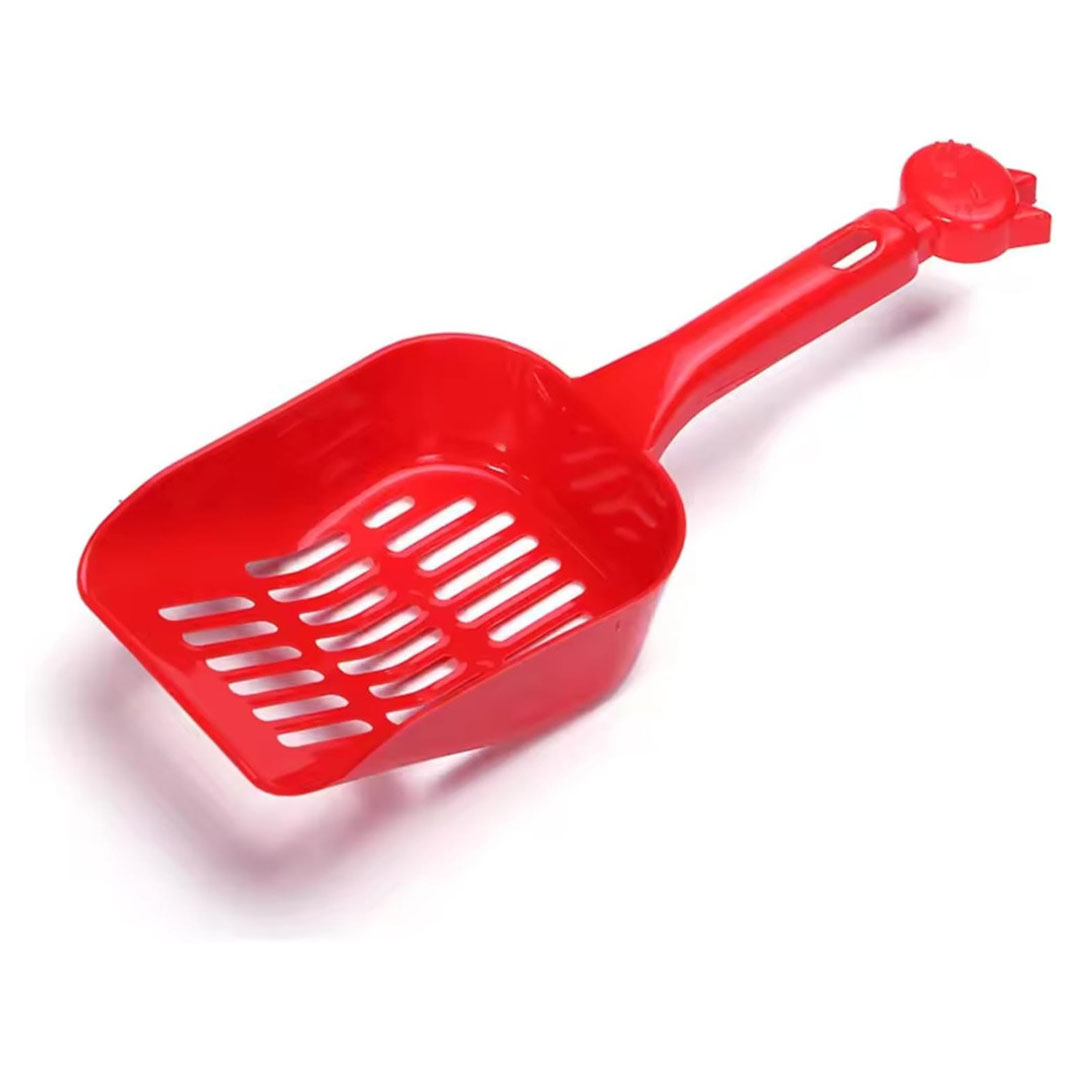 مجرفه للنفايات من البلاستيك - 1 قطع - متعدد الألوان