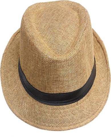 طاقية رجالي مبطنة - 58 سم - بيج