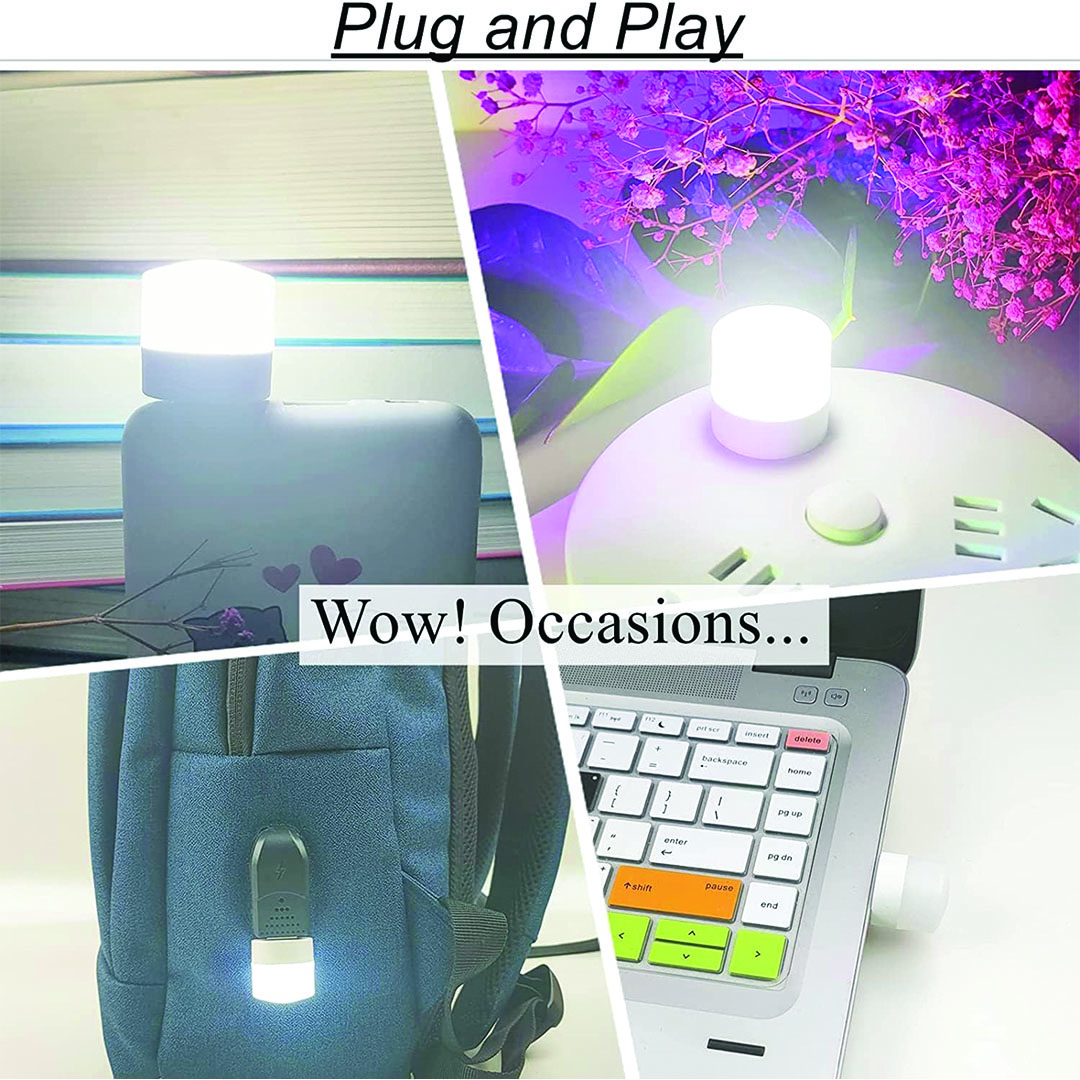 لمبة ليد - USB - أبيض