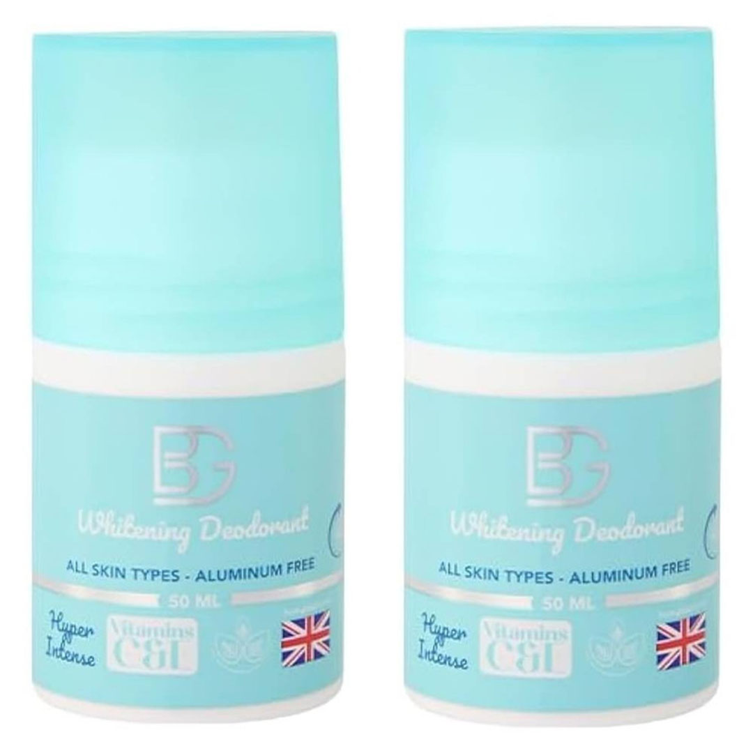 مزيل عرق من BG للتفتيح يدوم 48 ساعة - هايبر انتينس - 50 مل (1+1 مجانا)