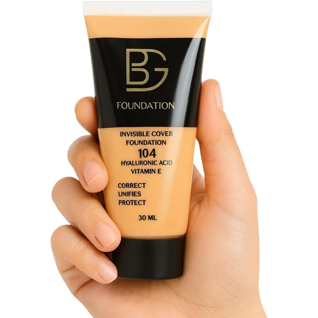 BG فاونديشن سائل 104 بتغطية كاملة - غير لامع - 30 مل