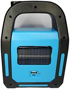 كشاف طوارئ بالطاقة الشمسية - أزرق