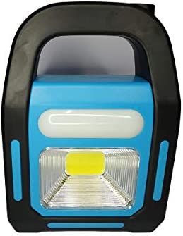 كشاف طوارئ بالطاقة الشمسية - أزرق