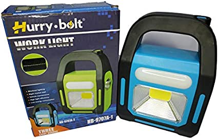 كشاف طوارئ بالطاقة الشمسية - أزرق