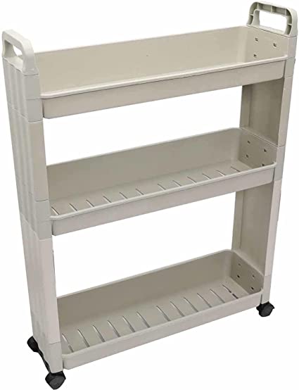 منظم بلاستيك للمطبخ والحمام - 3 ارفف