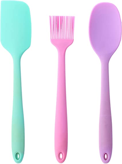 معالق تقليب سيليكون للطعام - 3 قطع