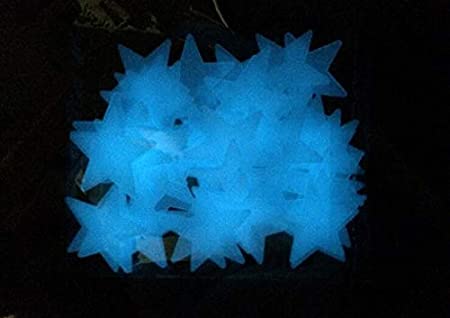 نجوم مضيئة للحائط - 100 قطعة