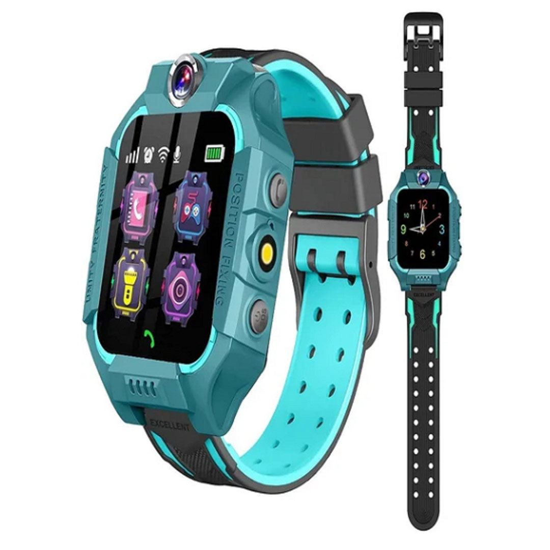 Z7 ساعة يد ذكية مع نظام GPS للأطفال - أخضر