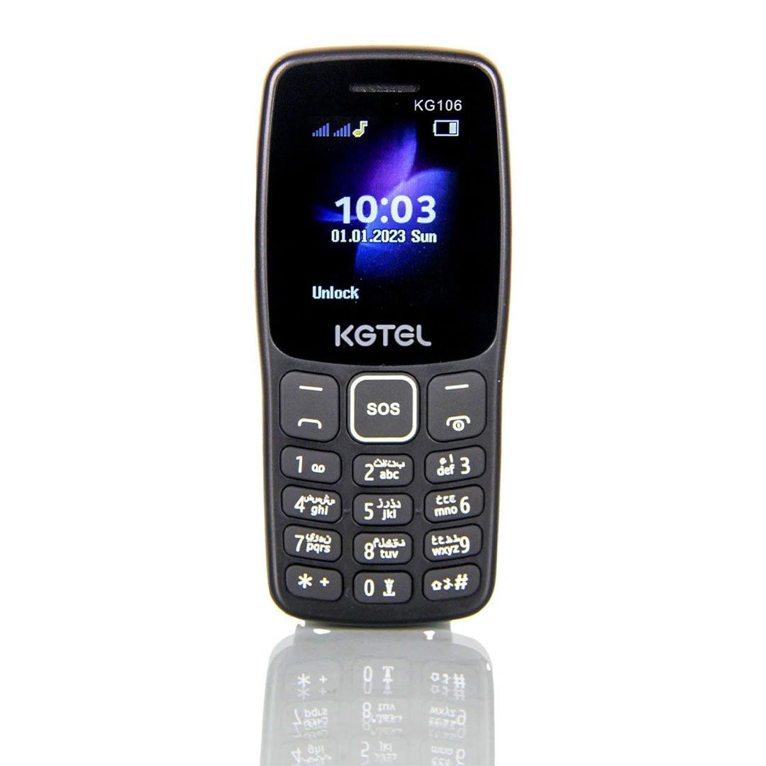 KG106 هاتف محمول ثنائي الشريحة 32/32 ميجابايت - 2G - أسود