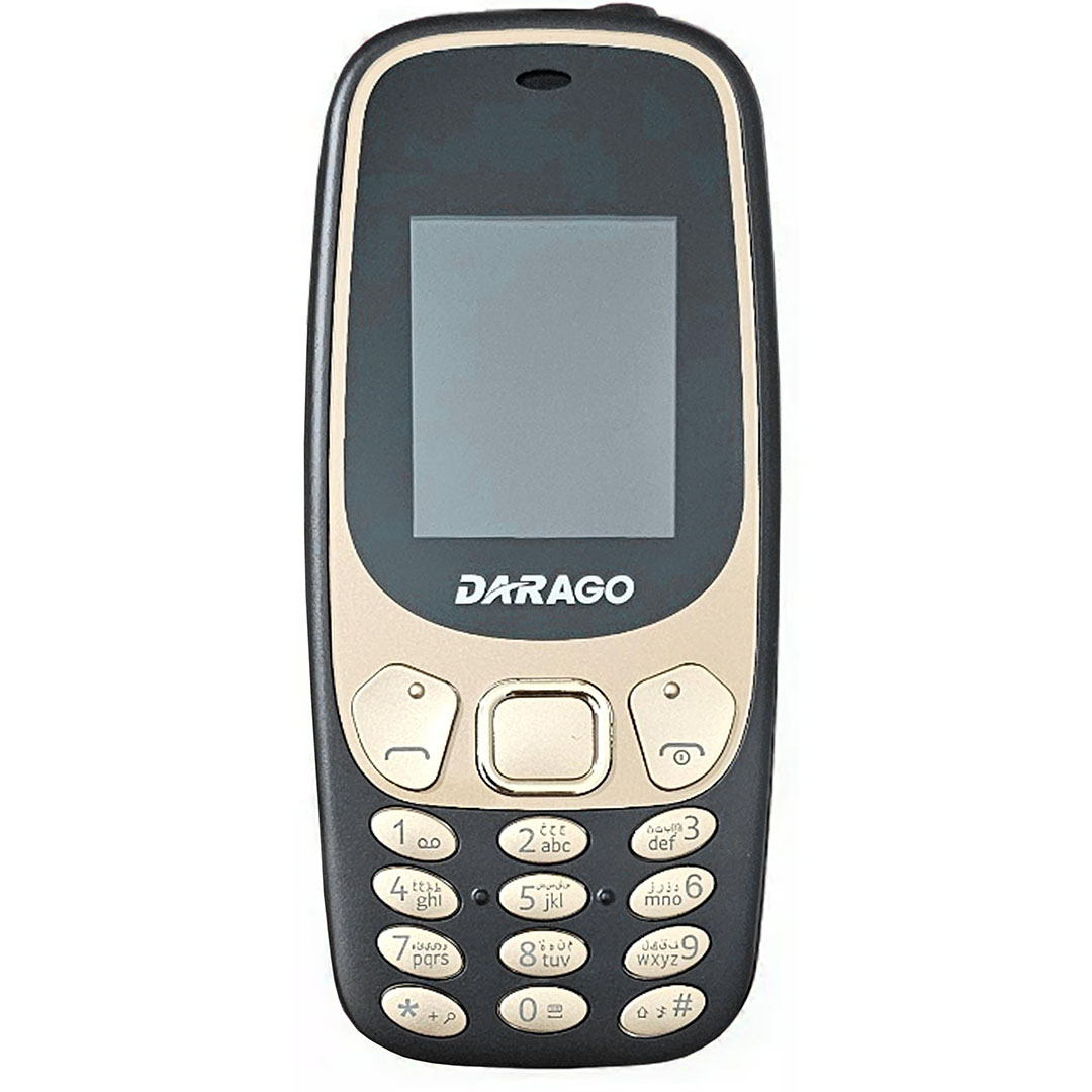 موبايل داراجو D8 ثنائي الشريحة - 2G- أسود