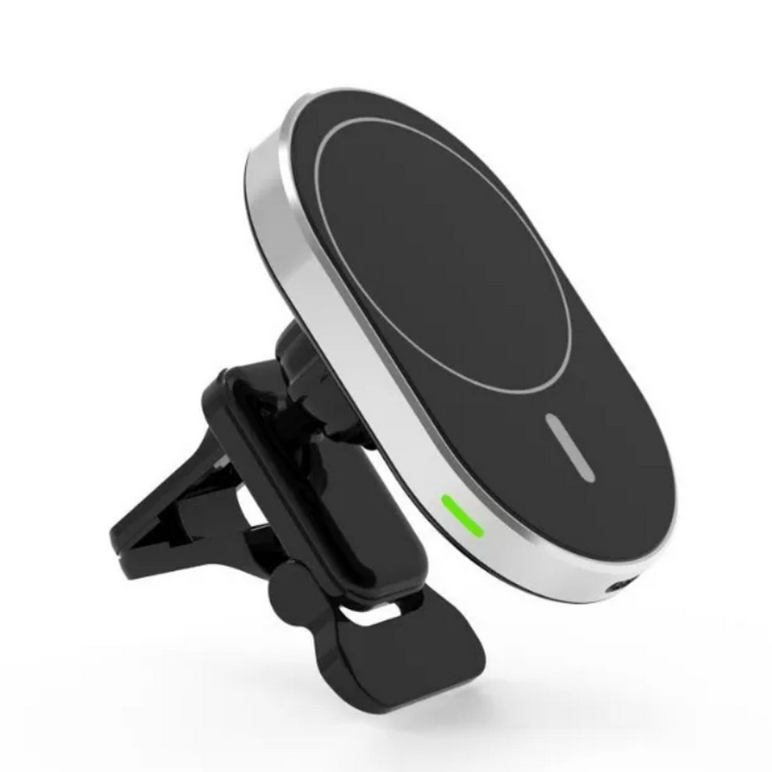 شاحن لاسلكي مغناطيسي للسيارة روك روز ماج درايف - 15 وات - أسود