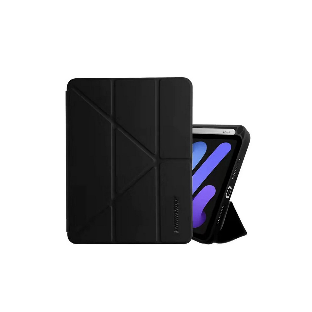 غطاء روك روز ديفنسور فوليو لأيباد ميني 6 - أسود - RRPCID8D2BL