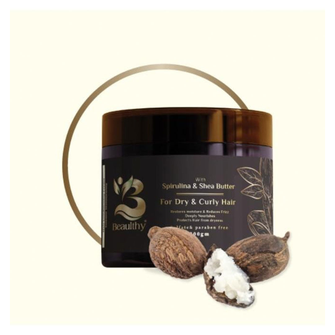 كريم بلسم الشعر بخلاصة الإسبيرولينا وزبدة الشيا - 500 جم
