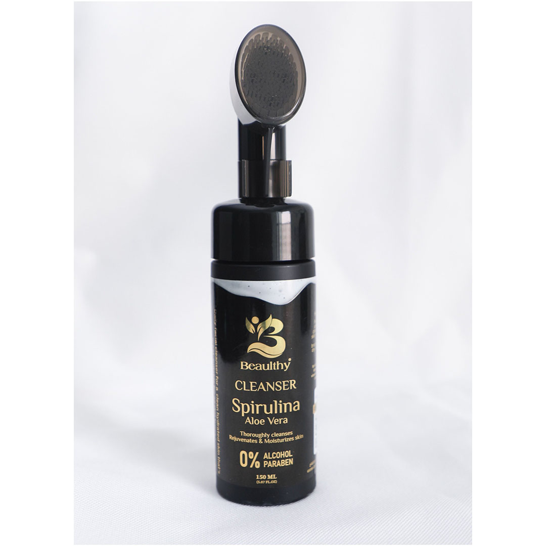 غسول للوجة واقي من التجاعيد بخلاصة السبيرولينا والألوفيرا - 150مللي