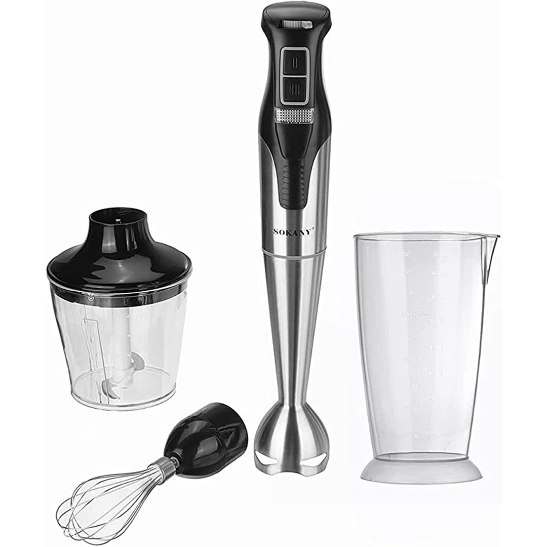 خلاط يدوي 4 * 1 سوكاني - 1000 وات - أسود - SK-758-4