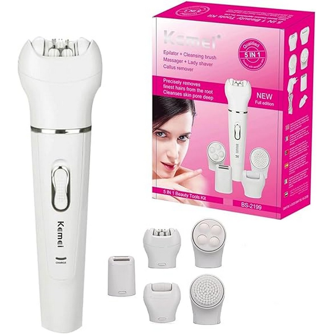 ماكينة ازالة الشعر كيمي للنساء القابلة لإعادة الشحن - km-2199