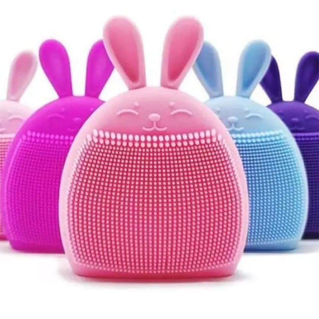 فرشاة الوجه اليدوية من السليكون شكل ارنب